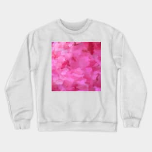 Pretty in Shades of Pink - Abstract Watercolor design Crewneck Sweatshirt